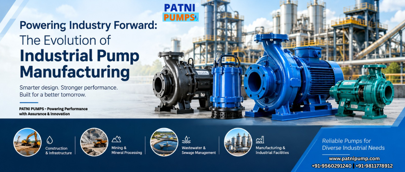 Powering Industry Forward: The Evolution of Industrial Pump Manufacturing
